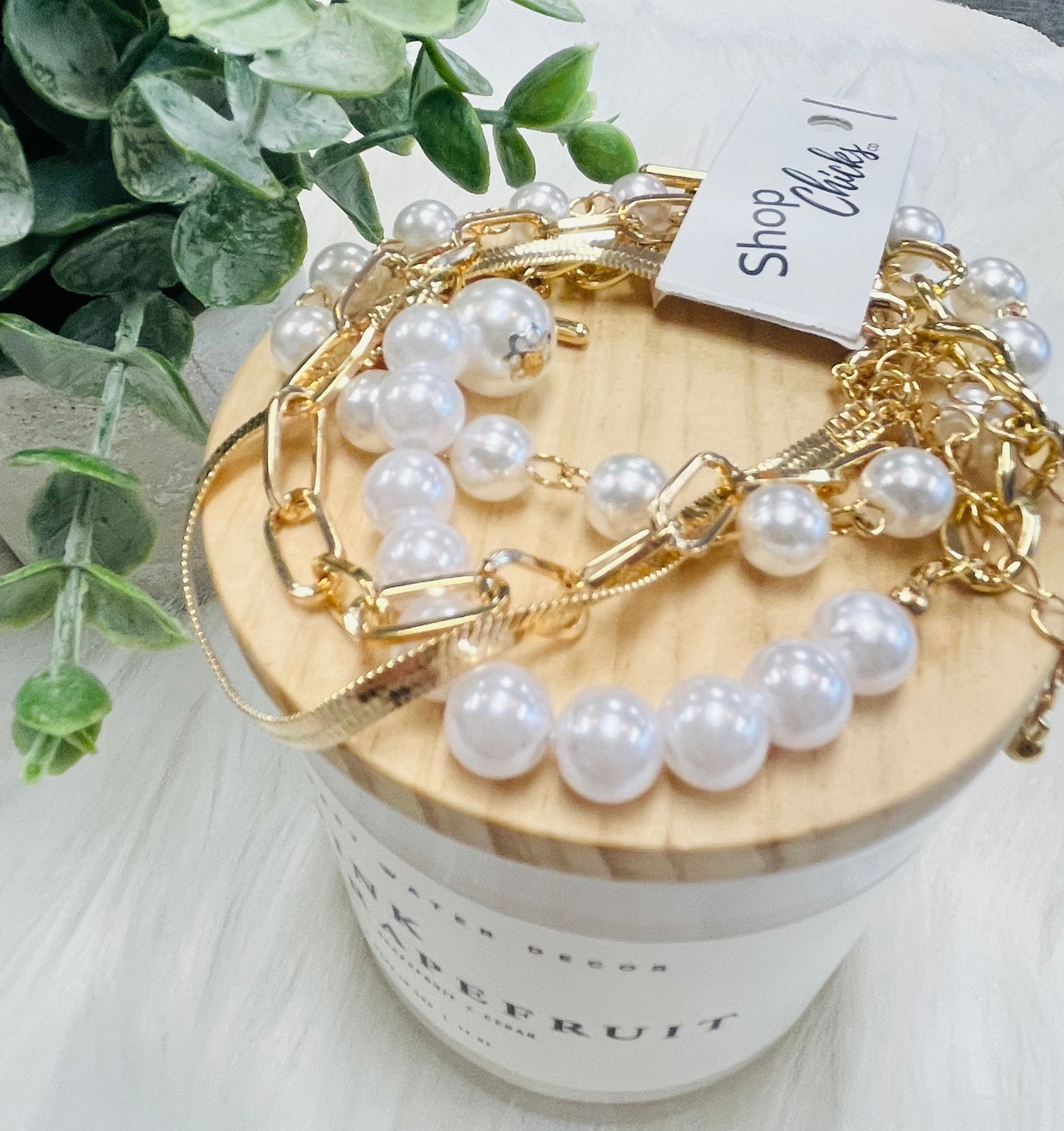 Multilayer pearl Bracelet