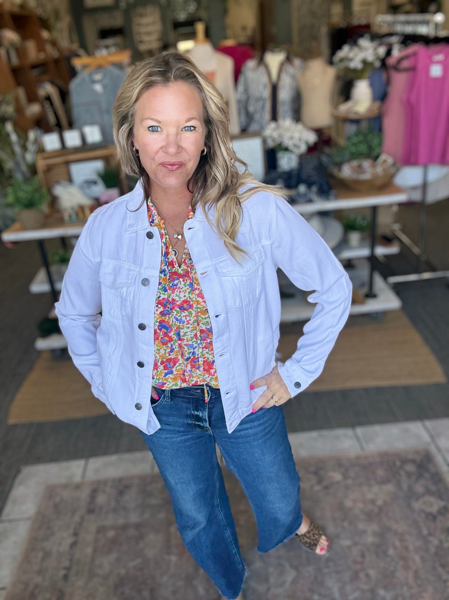 Jackie Jacket -White