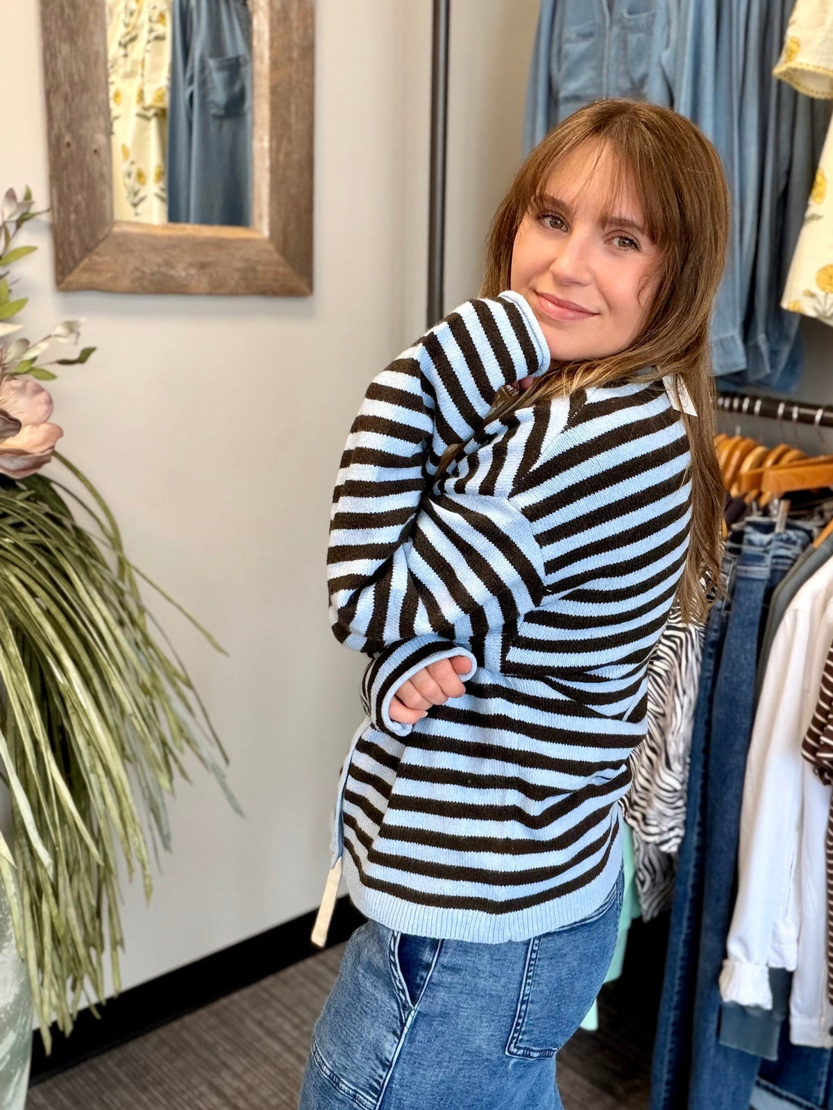 Dover Stripe Cardigan