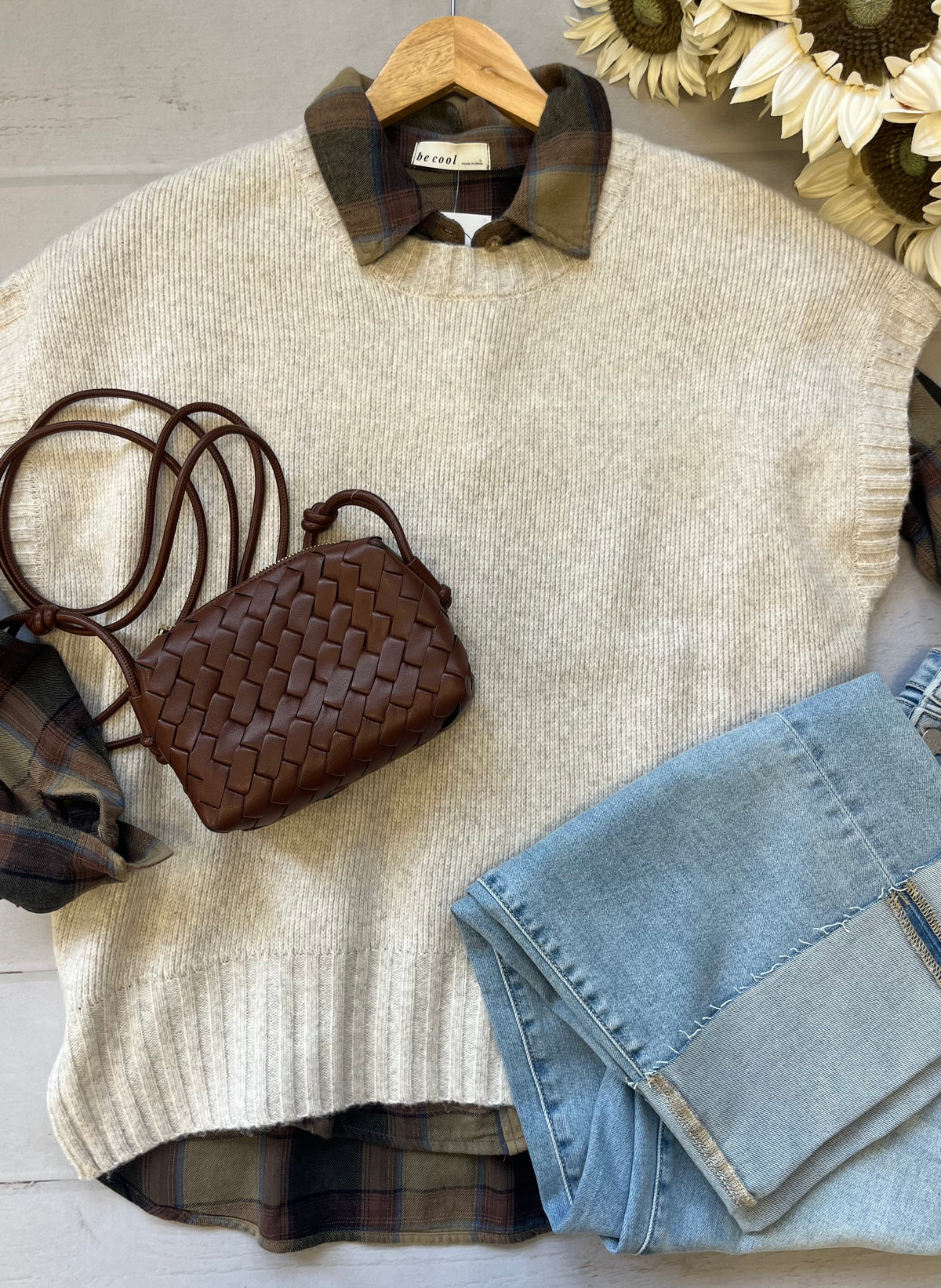 Oatmeal Sweater Vest
