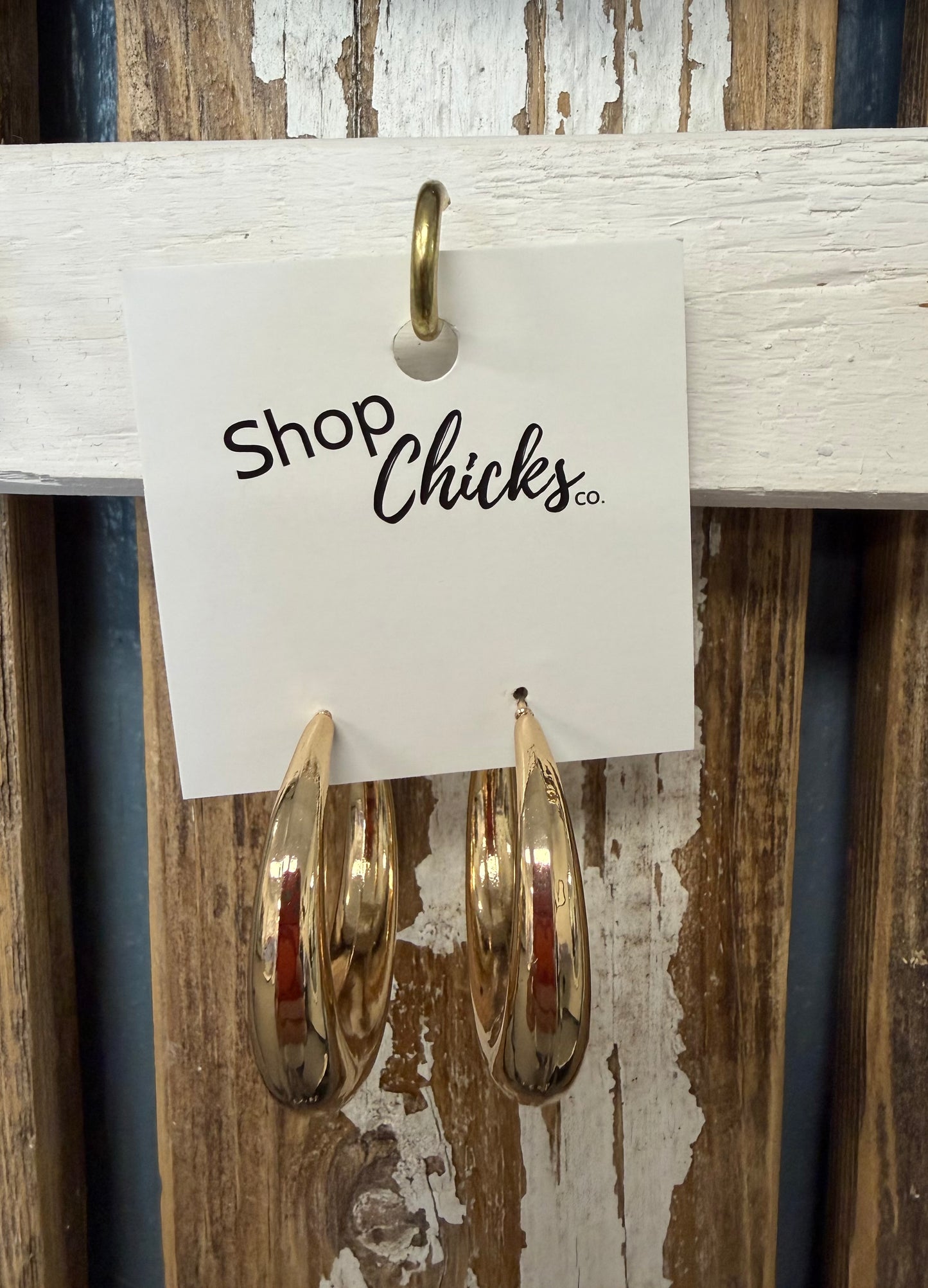 Gold Rounded 2" Hoop