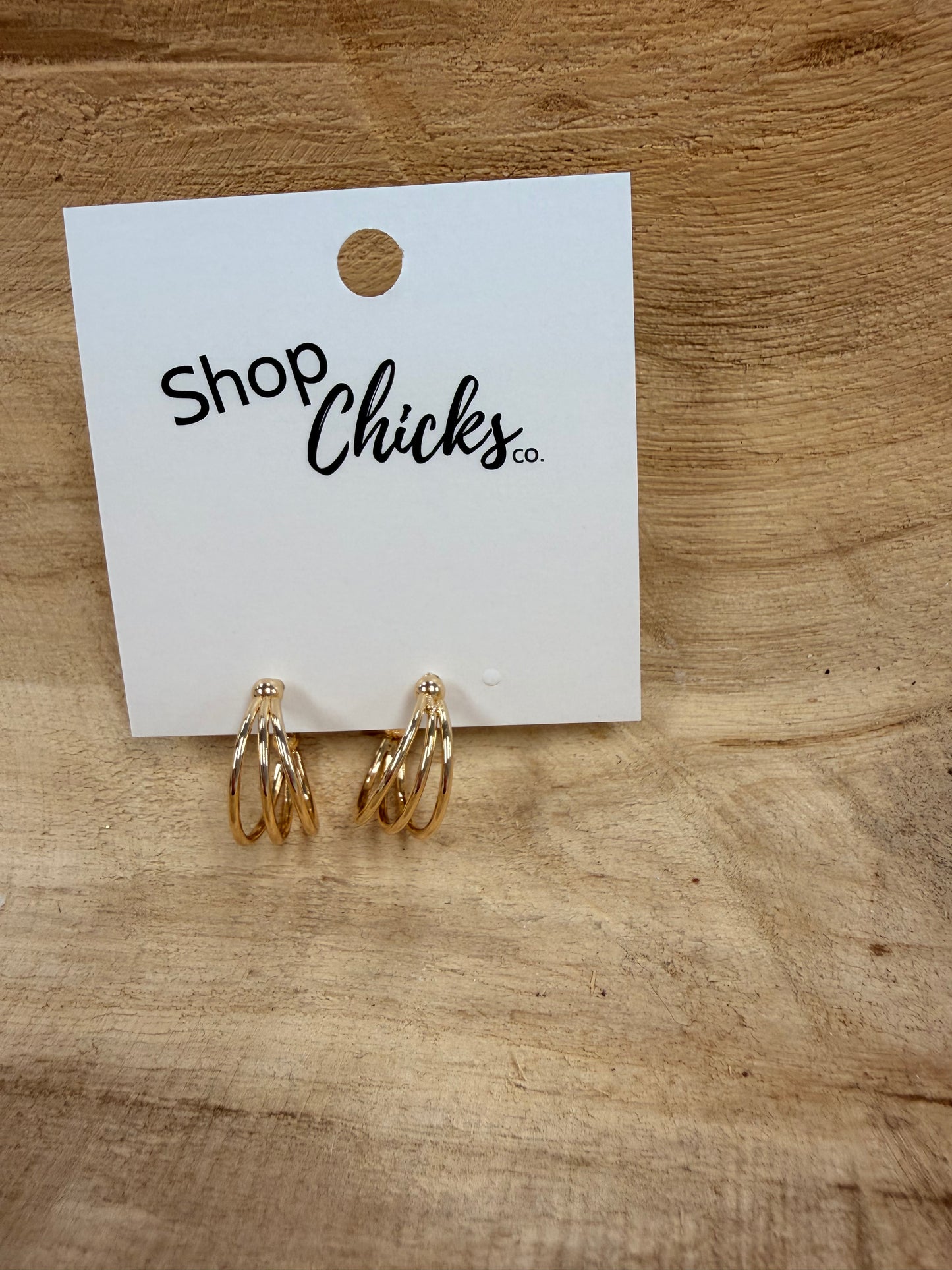 Small Line Hoop