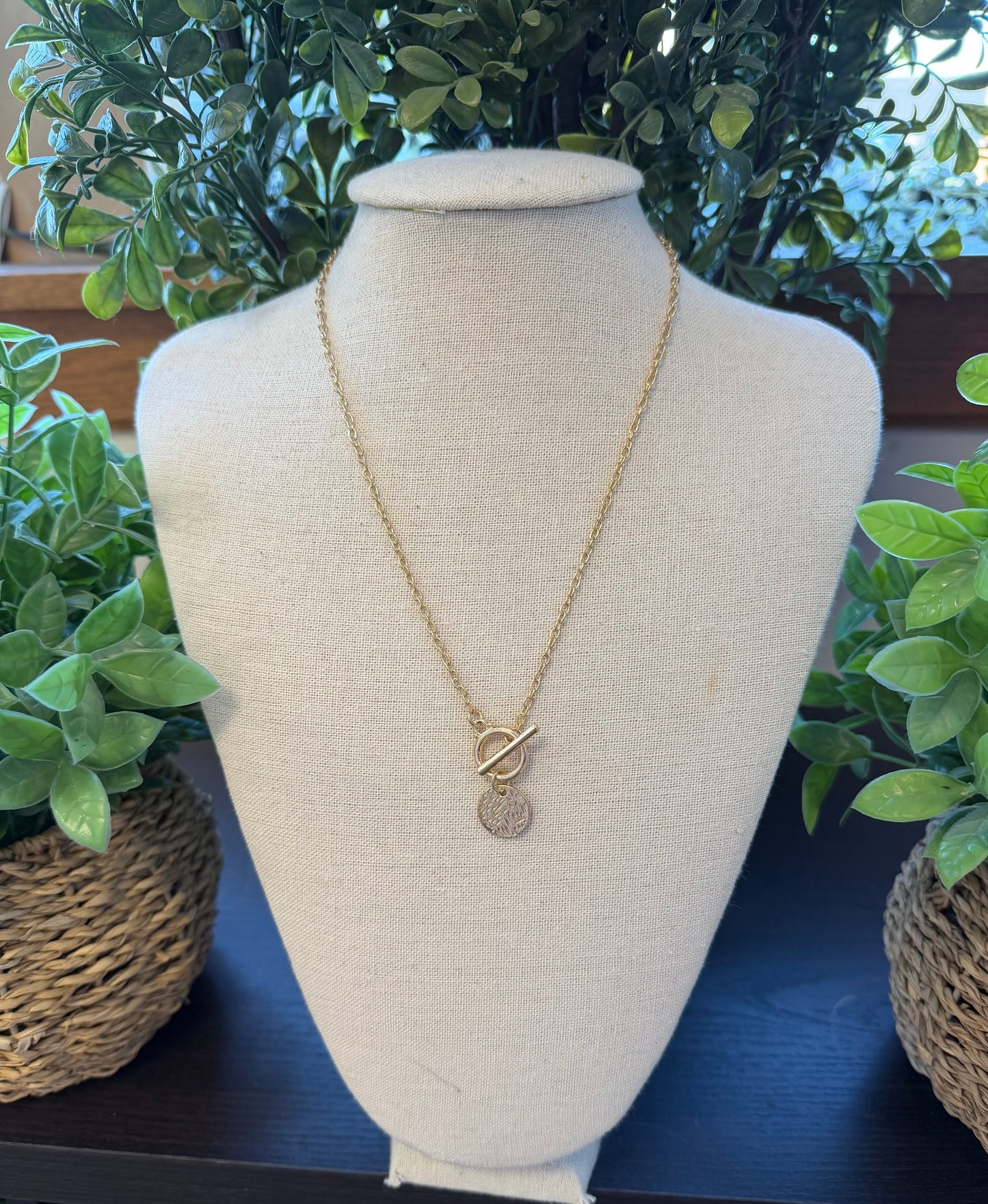Toggle Coin Necklace