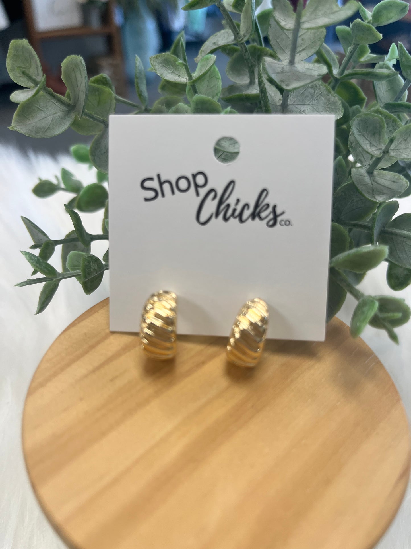 Fashion Small Gold Hoop Earrings