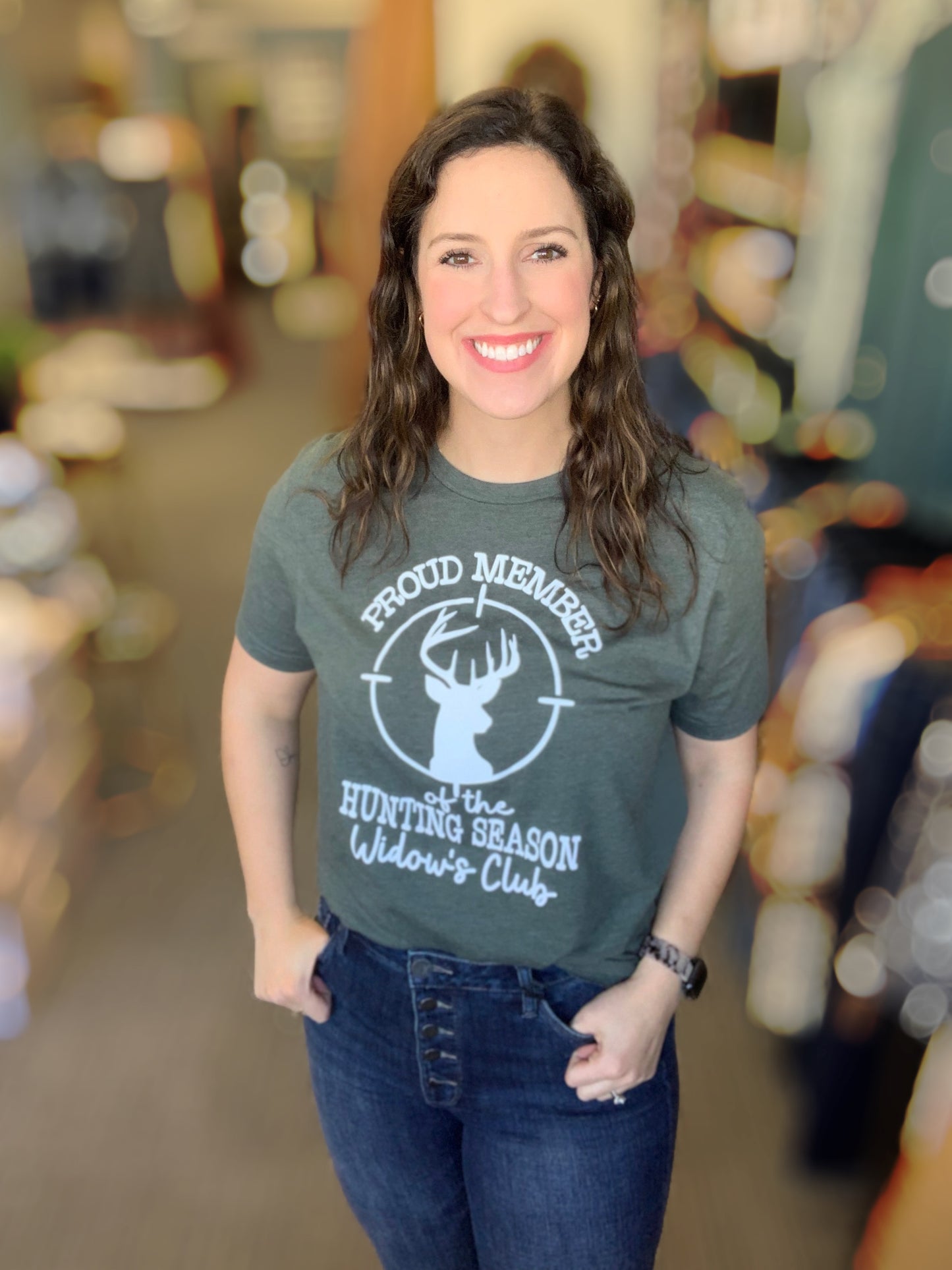 Green Hunting Widows Tee