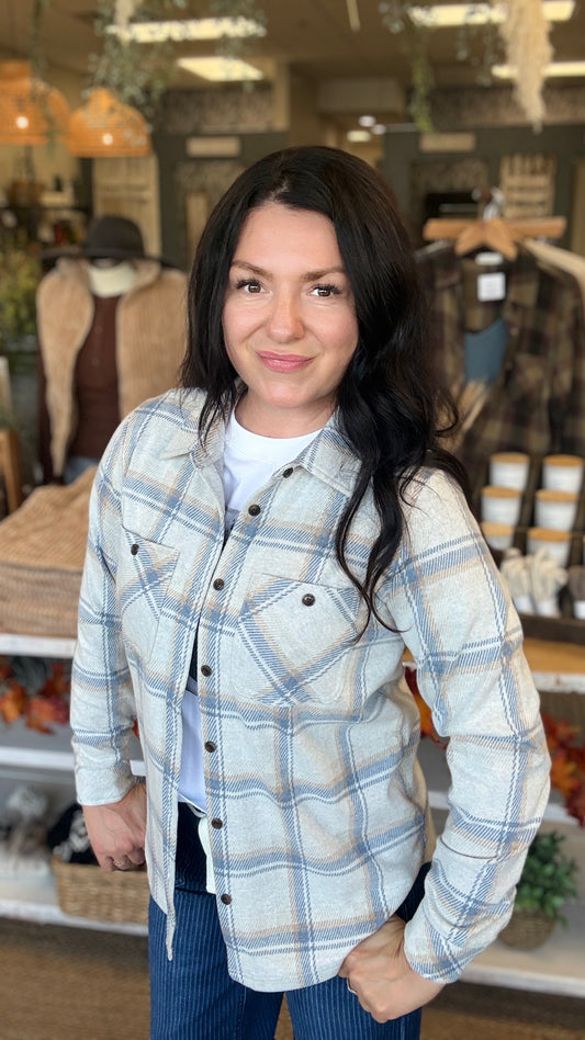 Dusty Tan Plaid