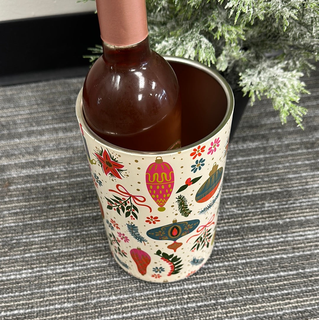 Vintage Christmas Wine Chiller