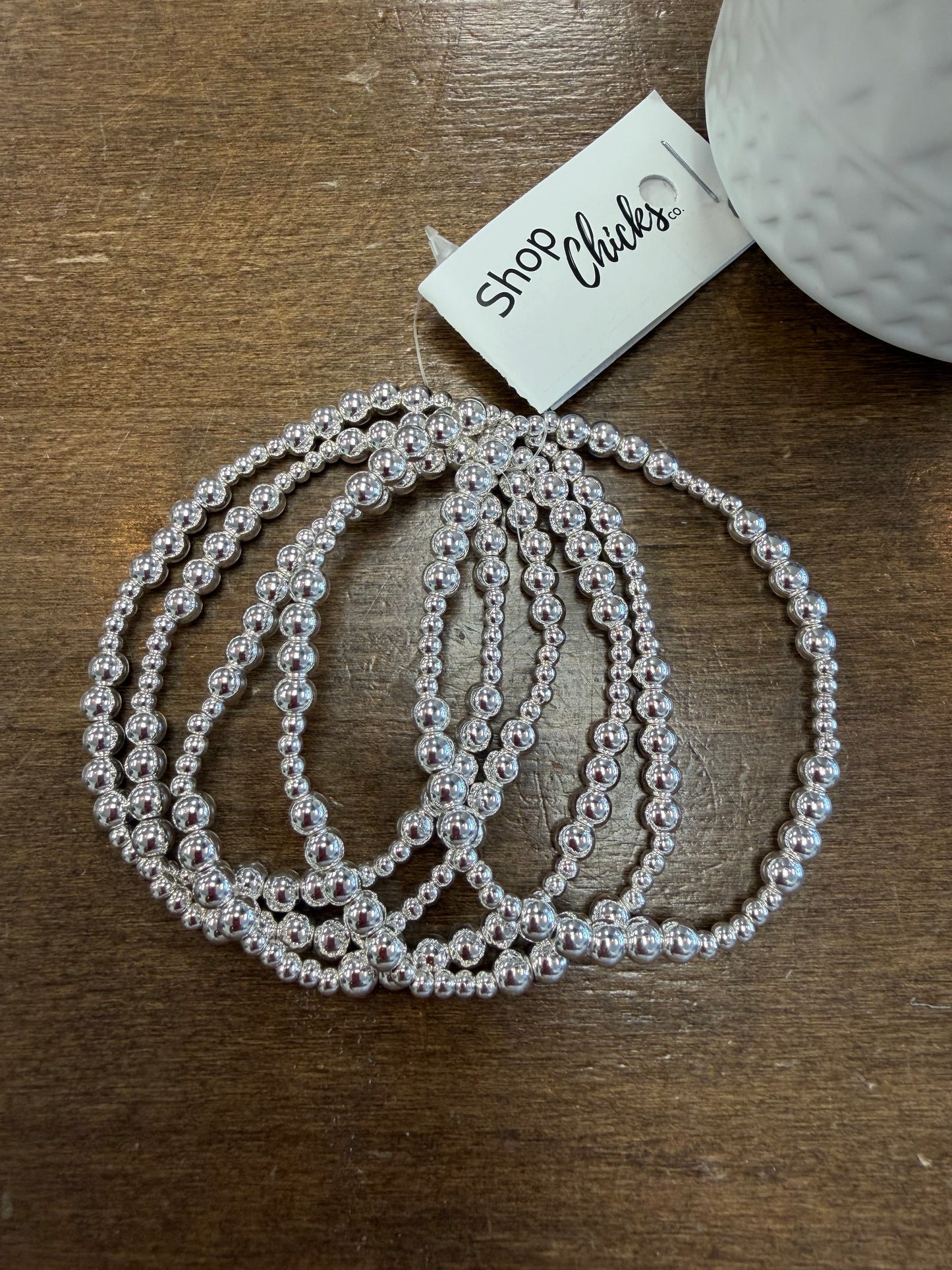 Silver Stretch Bracelet