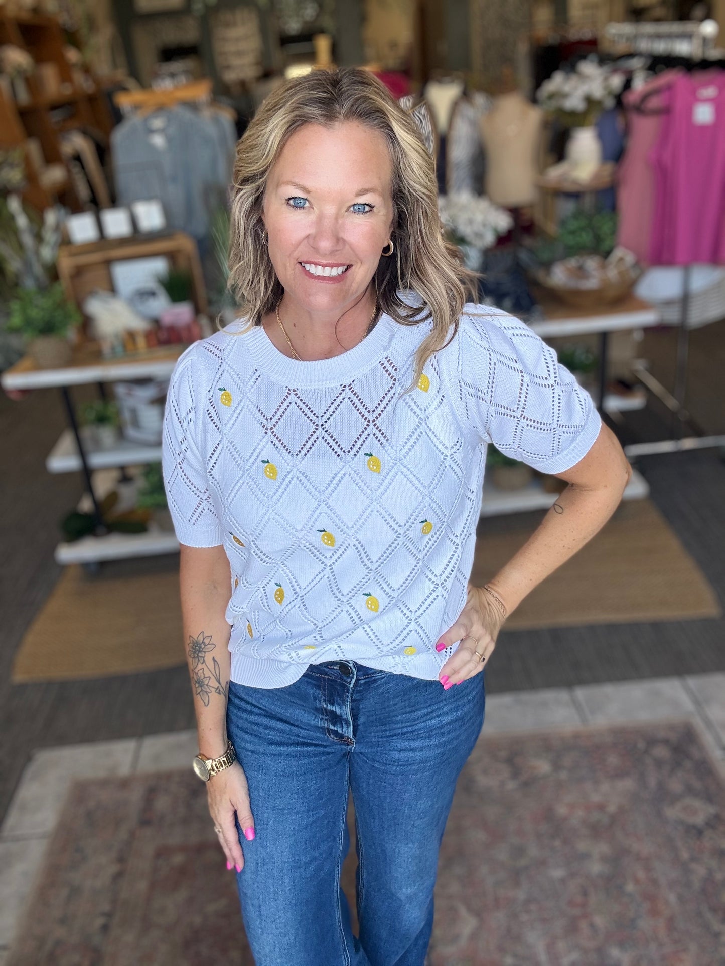 Limoncello Knit Top
