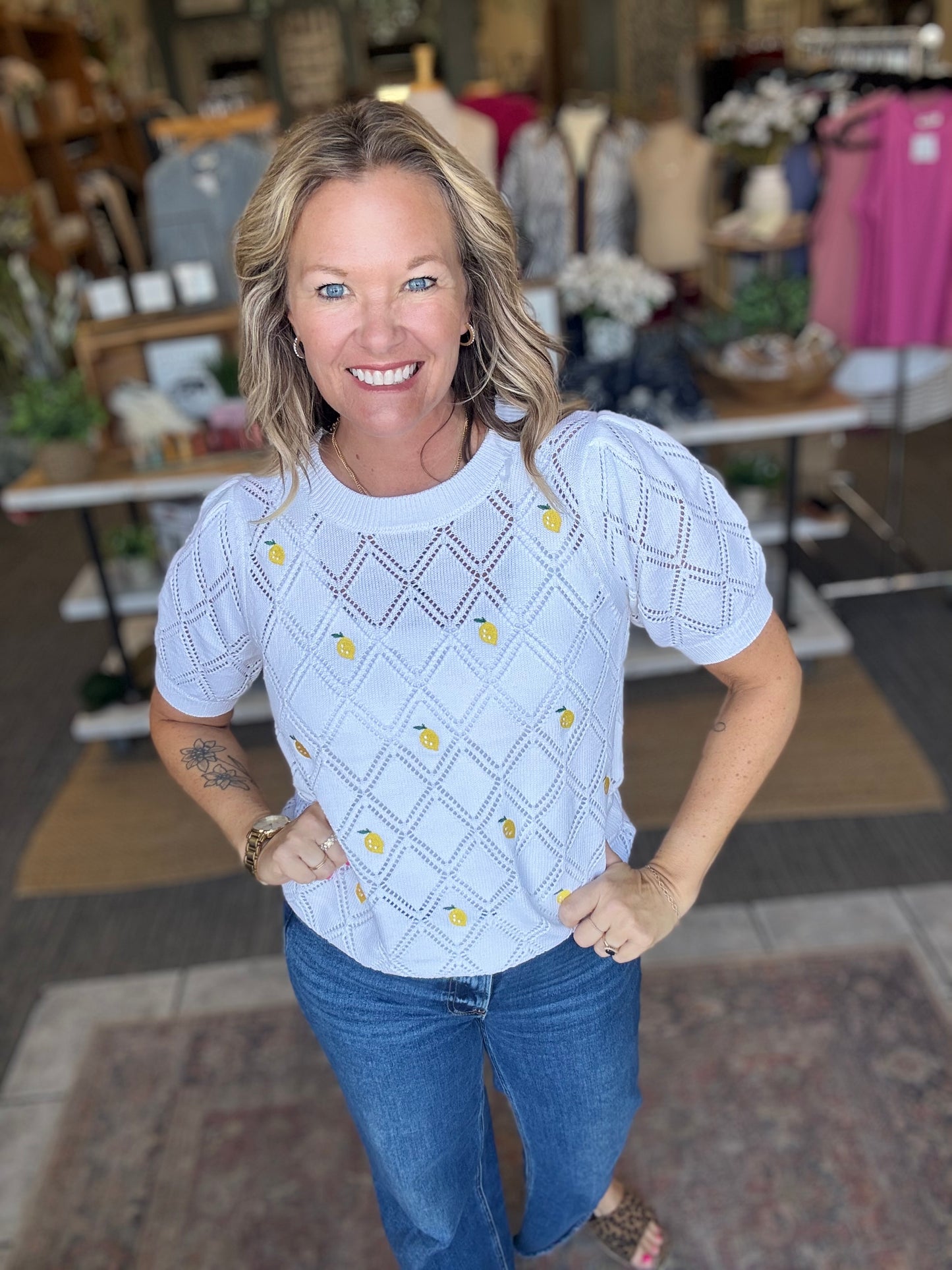 Limoncello Knit Top