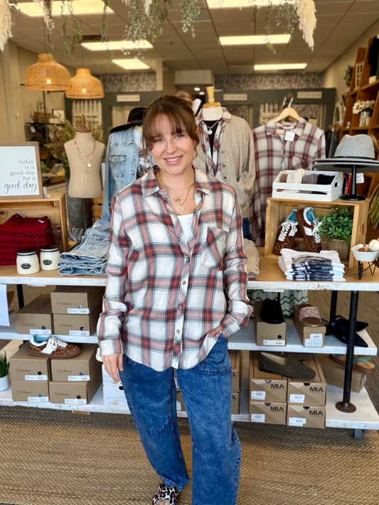 Red Plaid Shirt