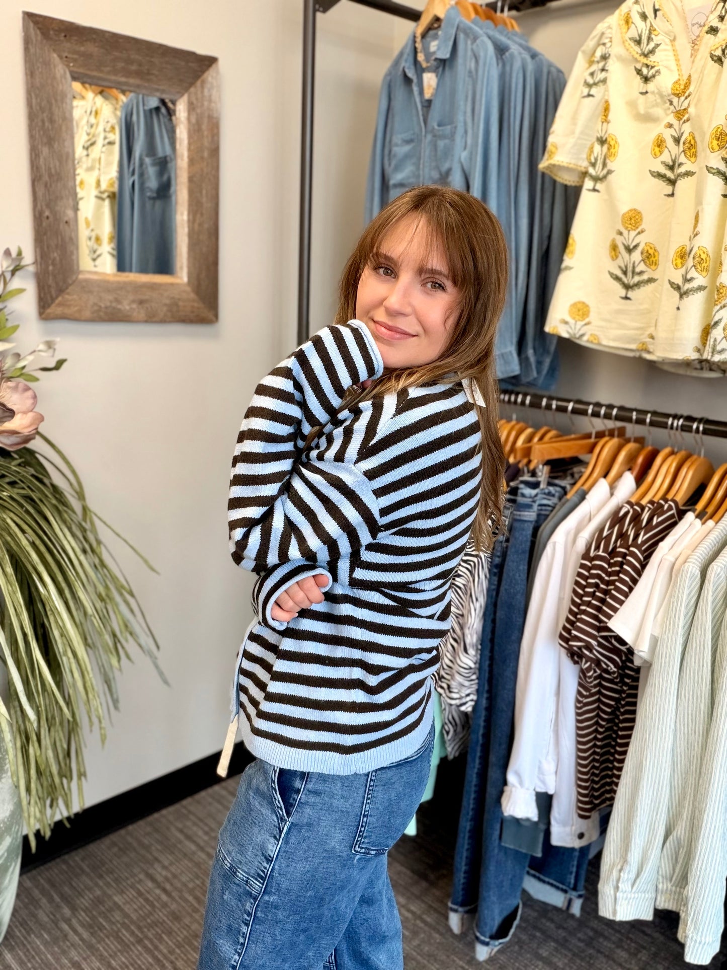 Dover Stripe Cardigan