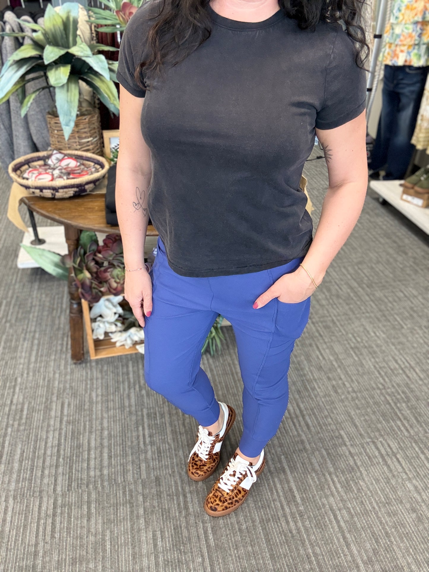 Indigo High-Joggers