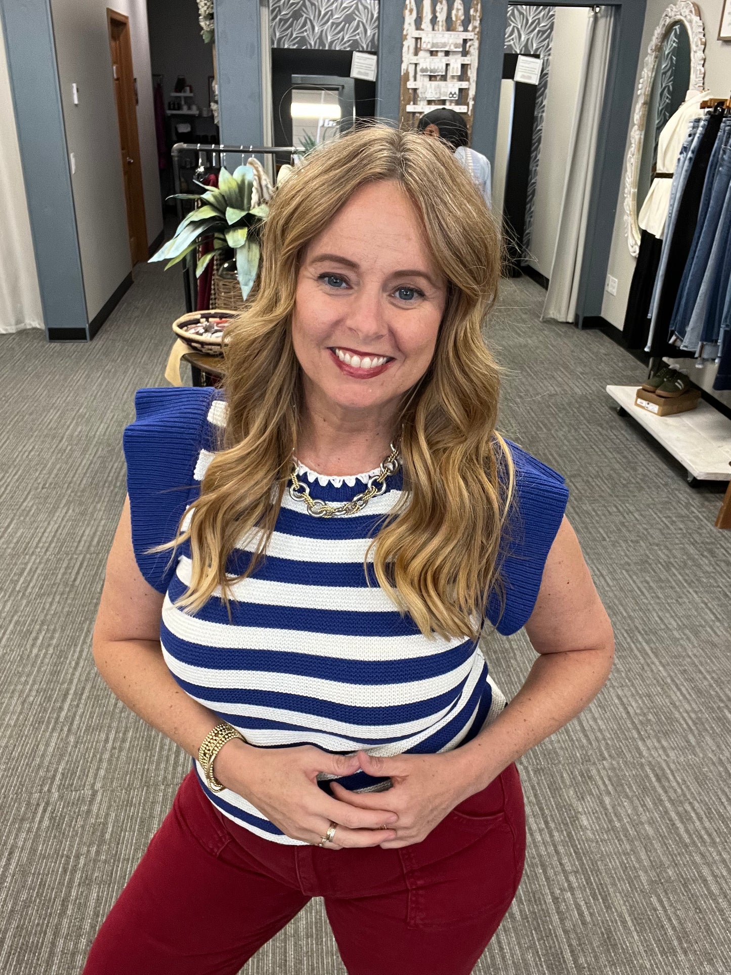 Coastal Charm Knit Top