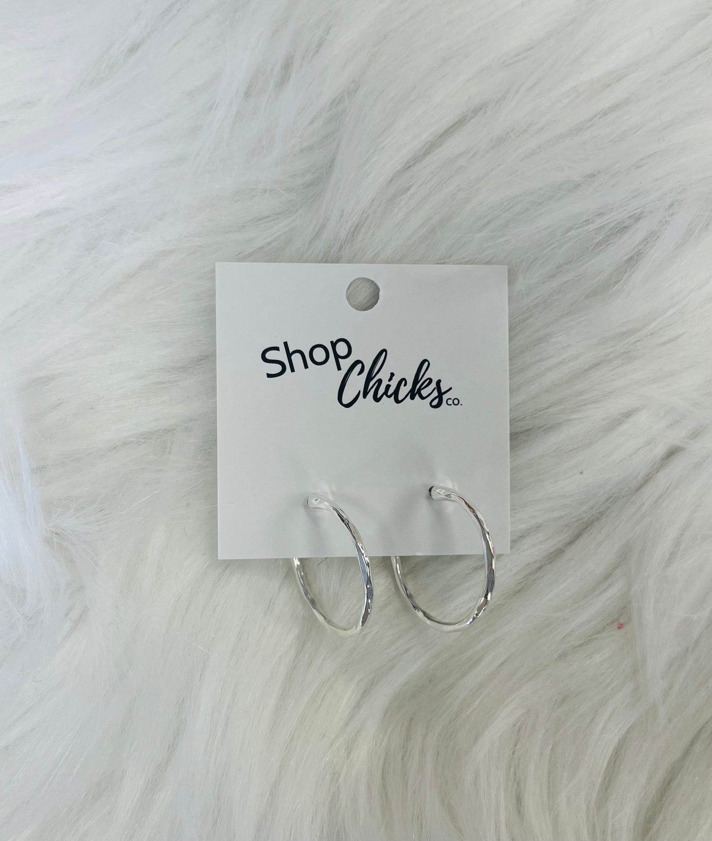 Silver Hoop Earrings