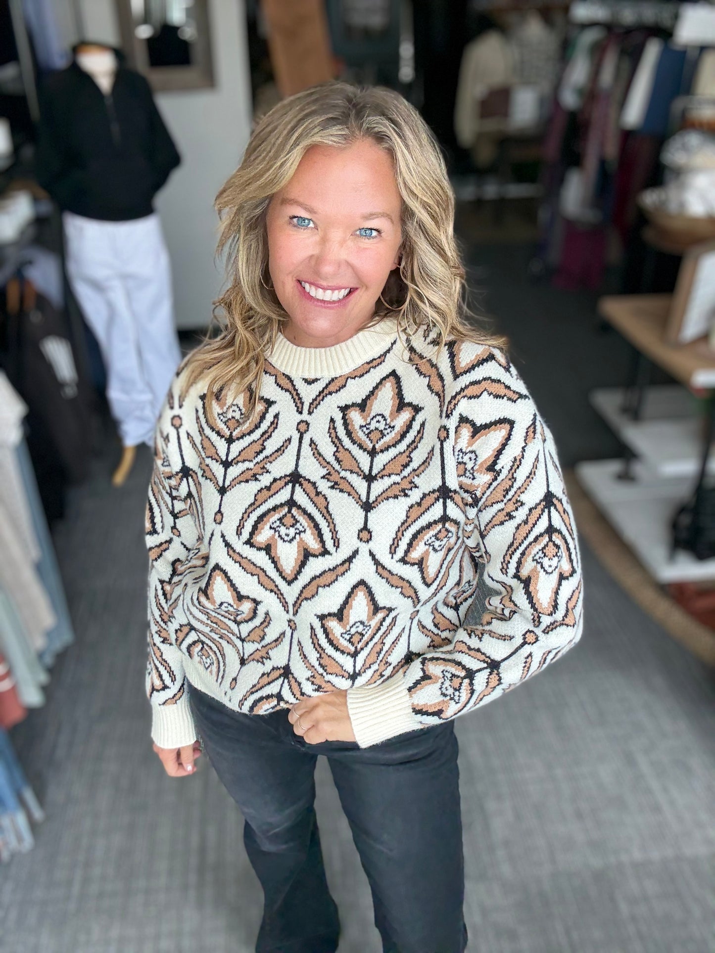 High Rise Black Flare Jeans