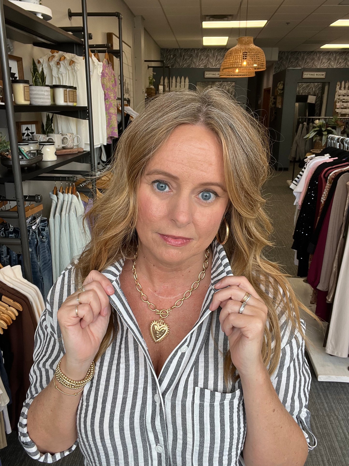 Sara Stripe Shirt