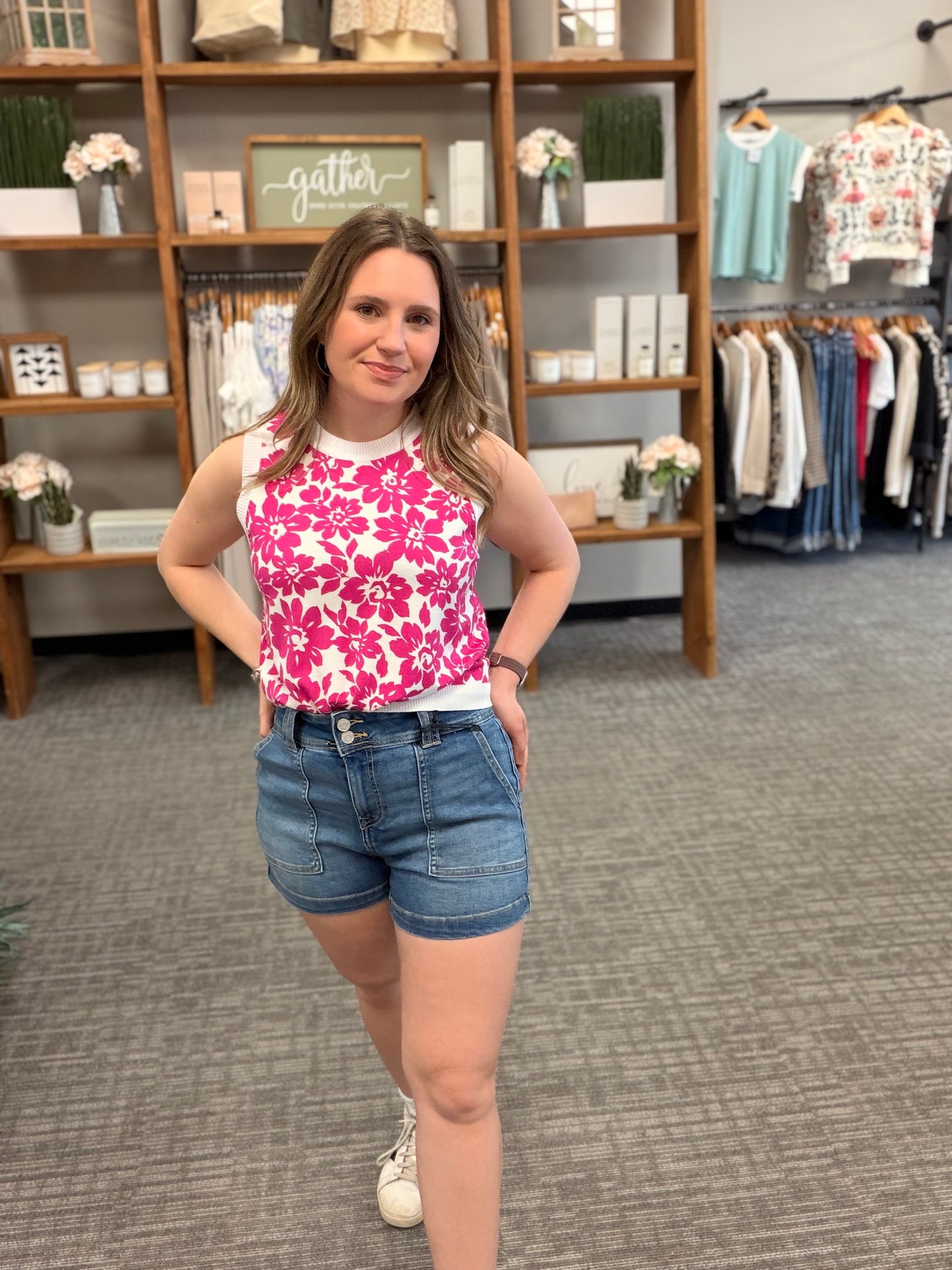 Light Denim Shorts