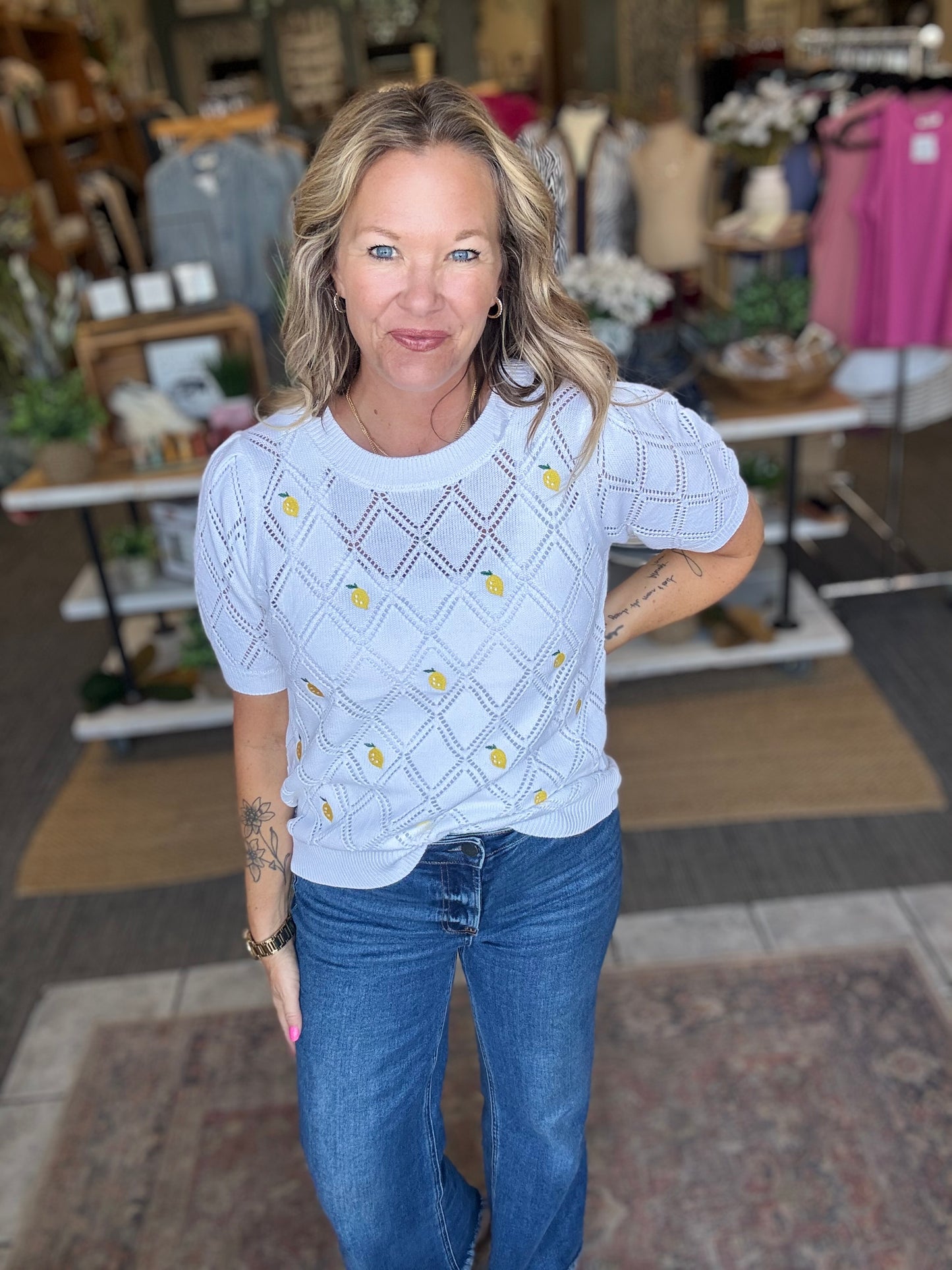 Limoncello Knit Top
