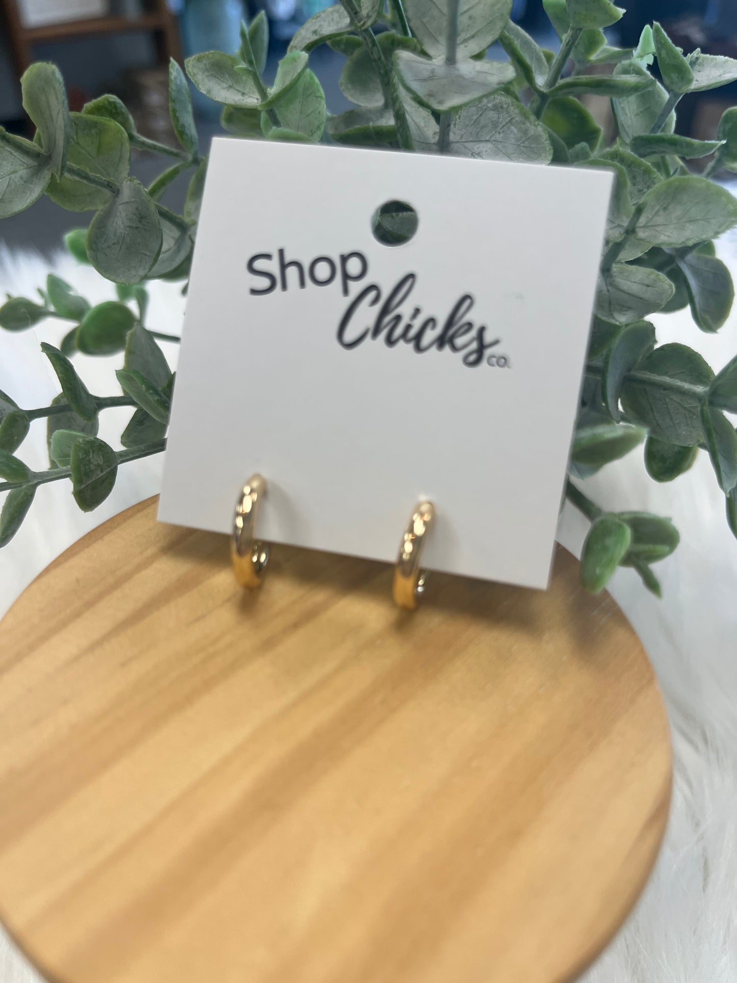 Mini Gold Hoop Earrings