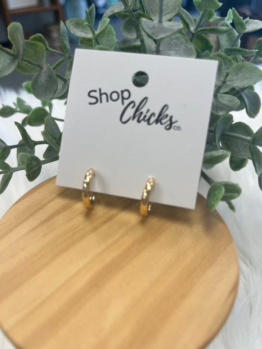 Mini Gold Hoop Earrings