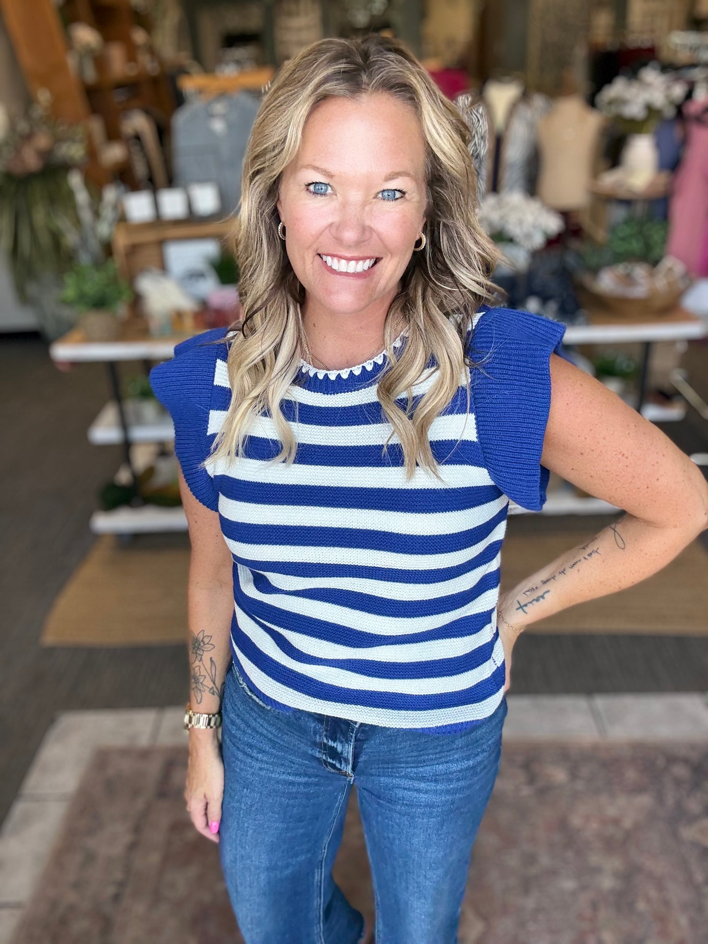 Coastal Charm Knit Top