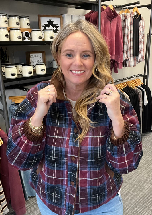 Mulberry Quilted Jacket