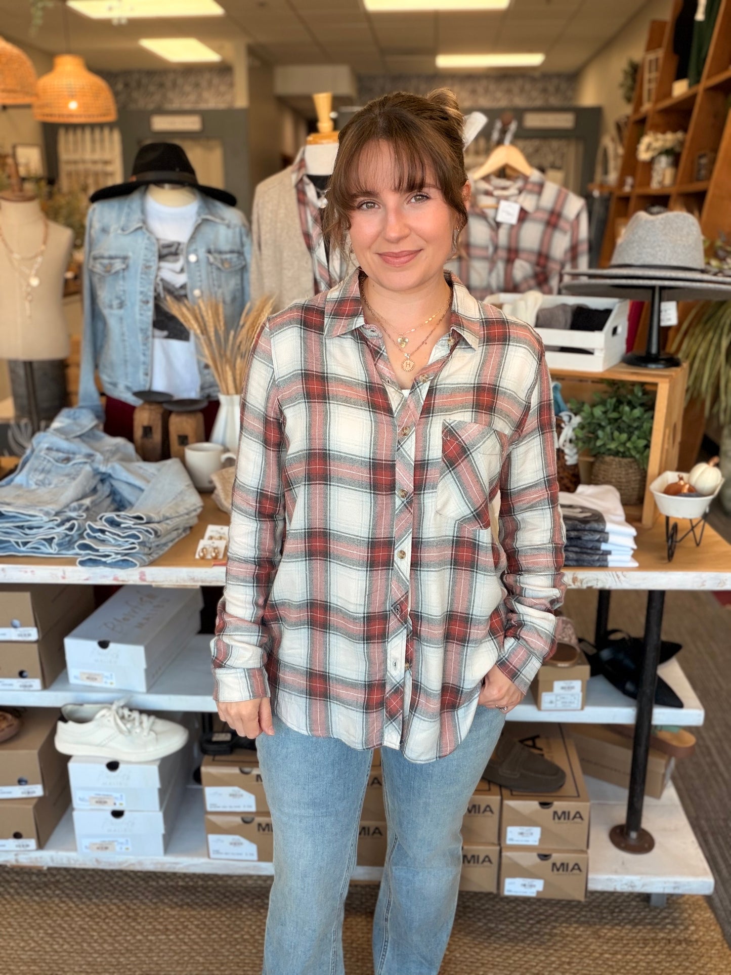 Red Plaid Shirt