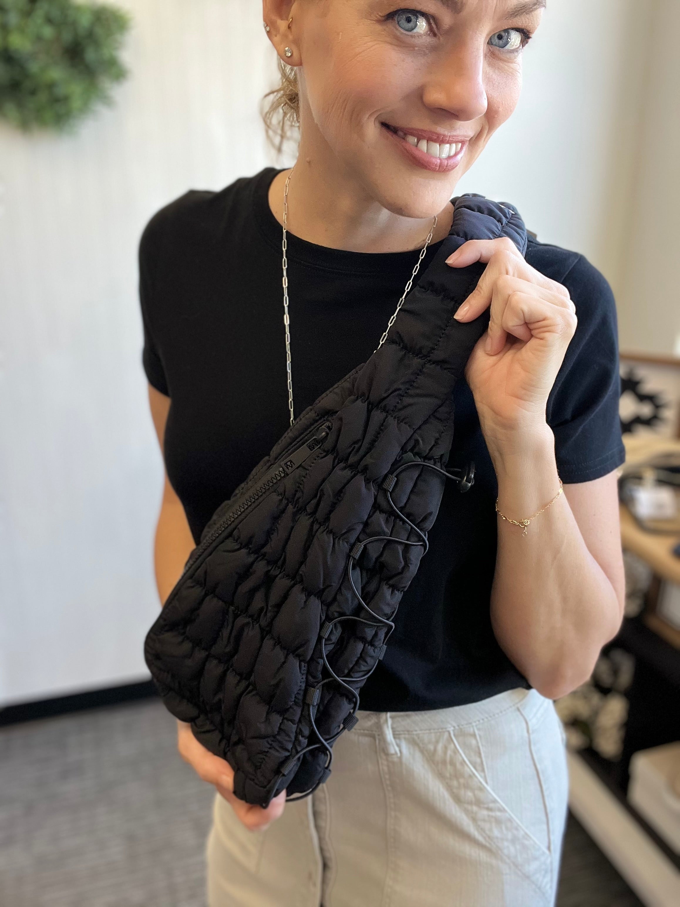 Quilted Sling Bag