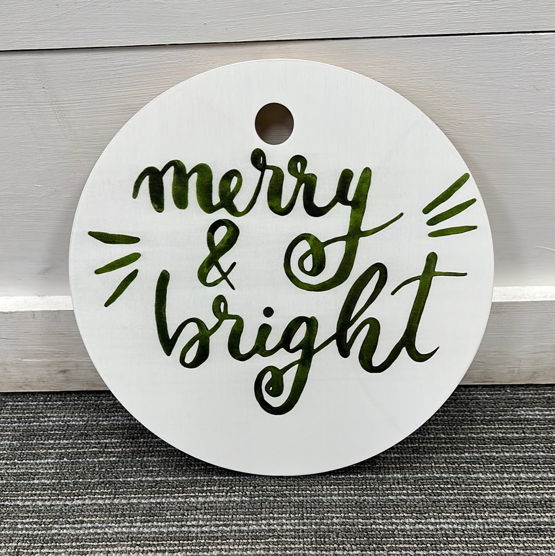 Merry & Bright Cutting Board