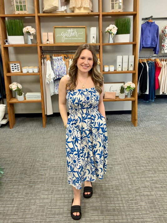 Royal Blue Sun Dress