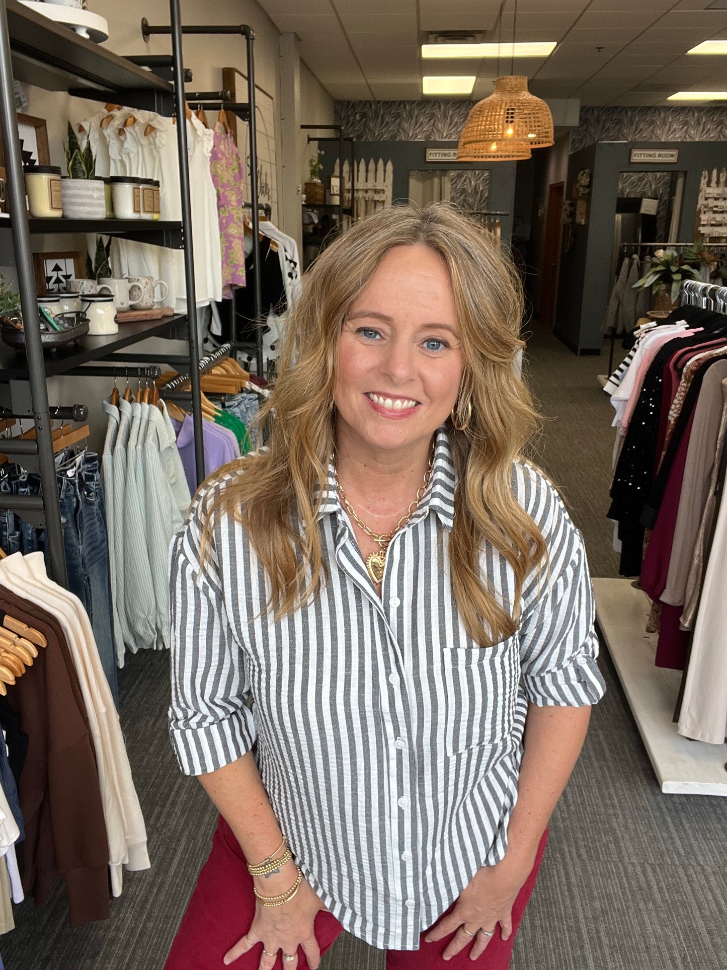 Sara Stripe Shirt