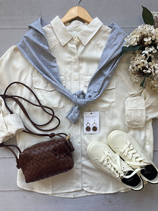 Oversized Tencel Shirt