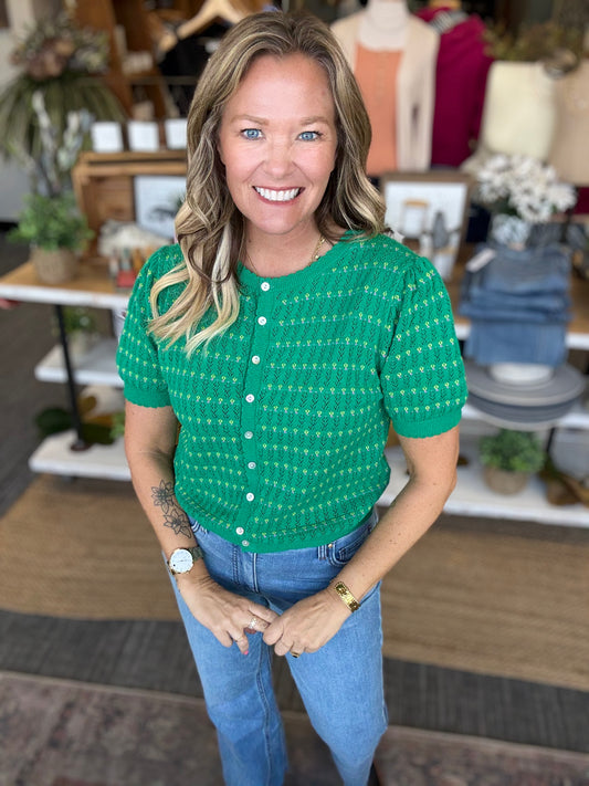 Green Lilac Sweater