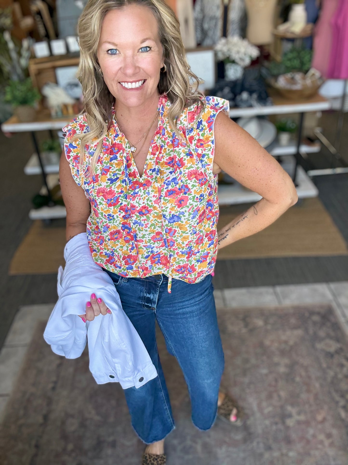 Sunny Days Floral Top