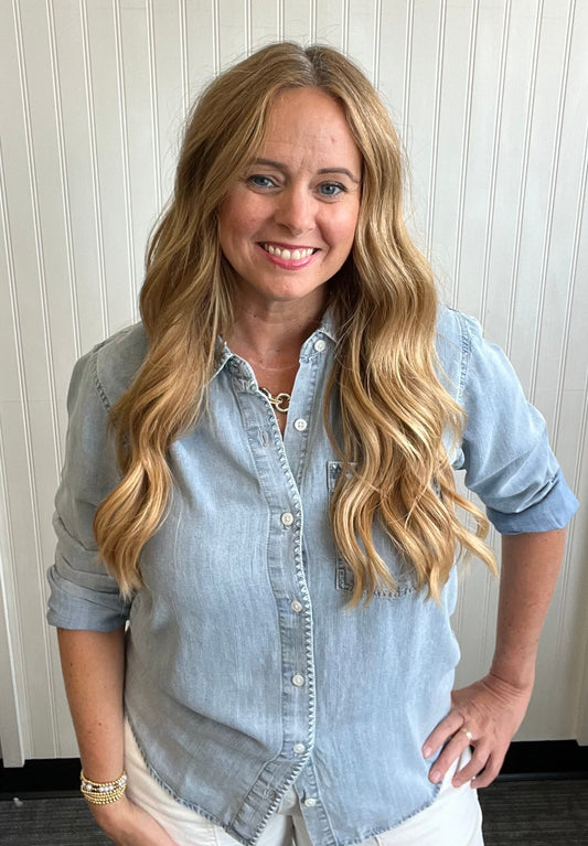 Annalise button down