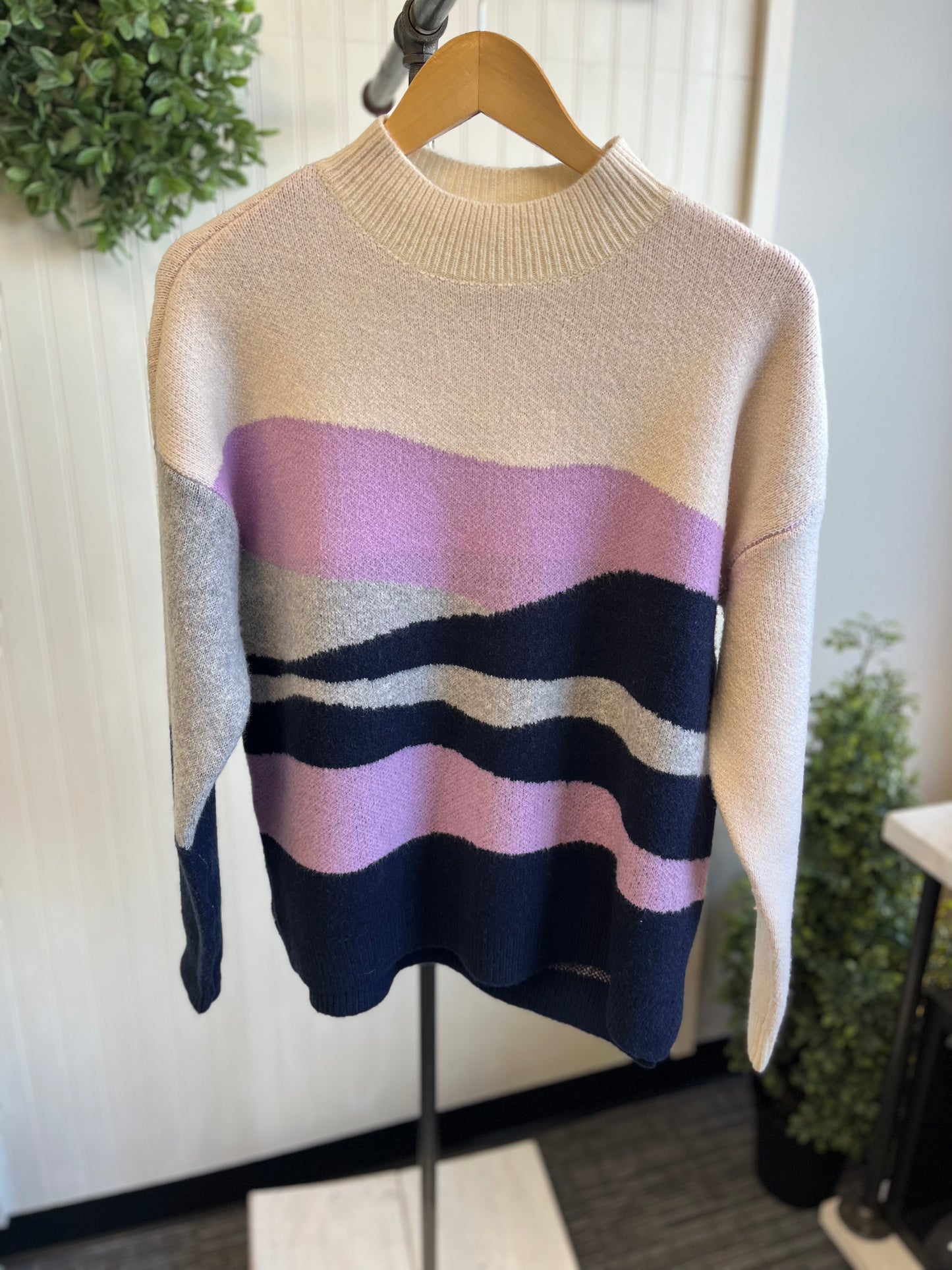Julia Color Block Sweater