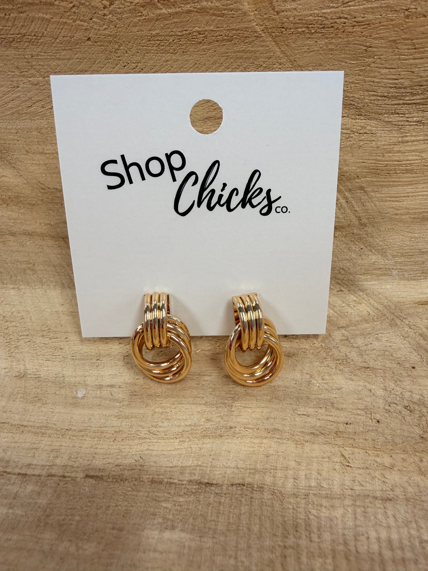 Circle line Hoop Gold