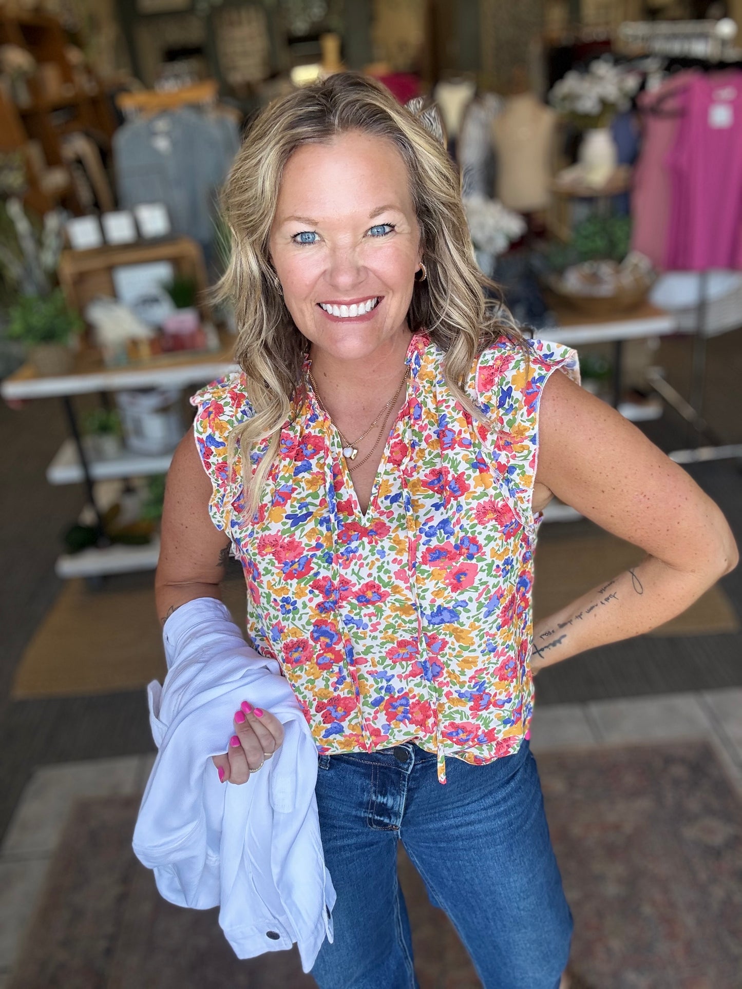 Sunny Days Floral Top