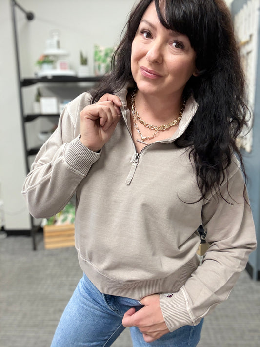 Zoe Quarter Zip