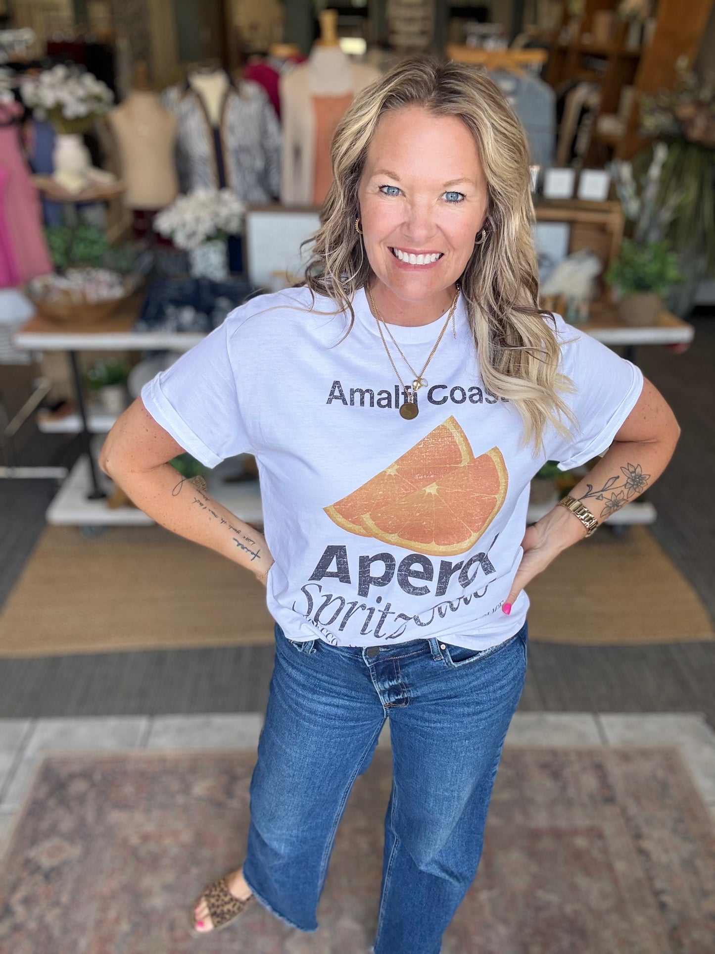 Aperol Spritz Club Oversized Tee