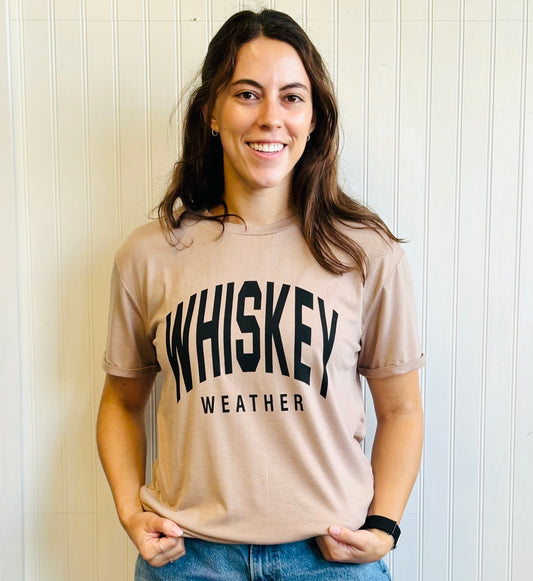 Camel Whiskey Weather Tee