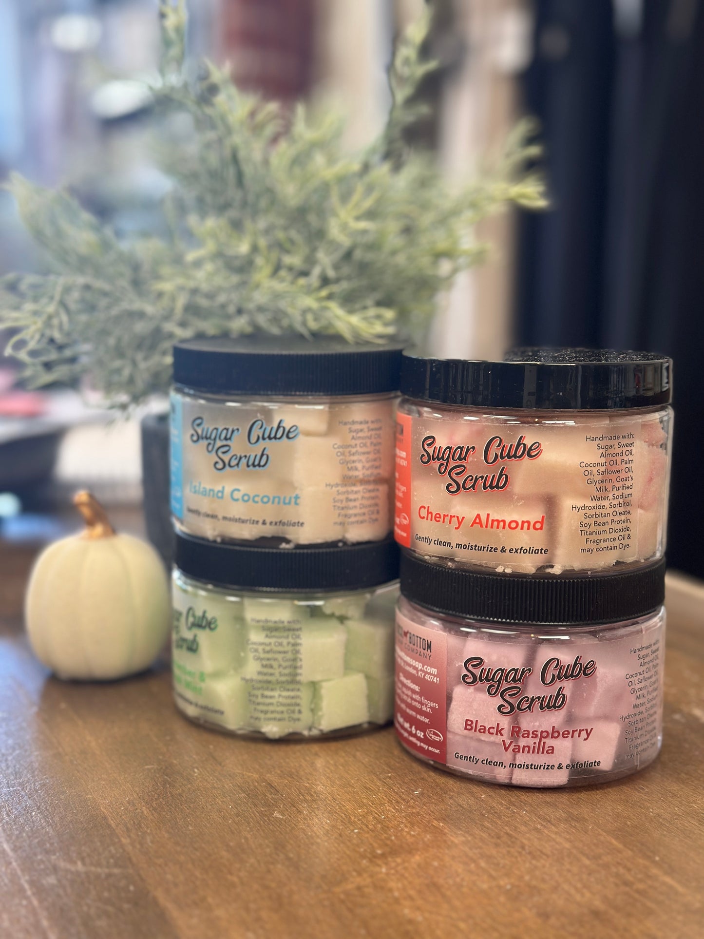 Sugar Cube Scrubs