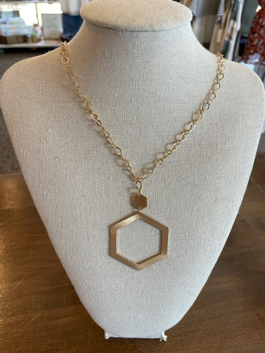 Open Hex Necklace
